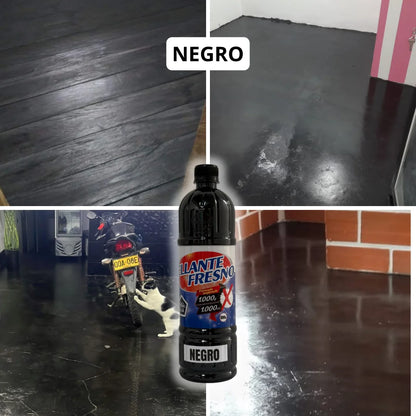 Sella, protege y embellece tus pisos con color y brillo metalizado de larga duración.