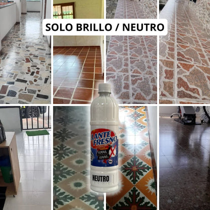 Sella, protege y embellece tus pisos con color y brillo metalizado de larga duración.